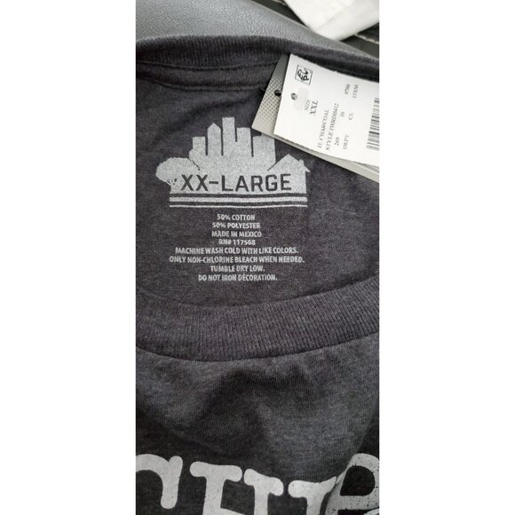 T SHIRT XXL Chips Queso Guac Tequila Nap Gray - Picture 4 of 4